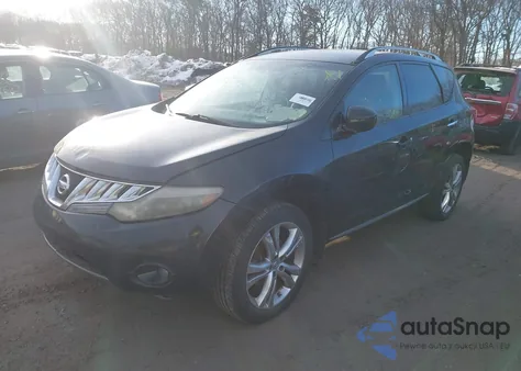 2009 Nissan Murano Le z USA, uszkodzony, nr VIN JN8AZ18W19W126472